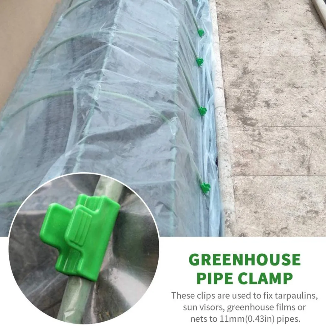 20 Pcs Greenhouse Film Row Pipe Clamps Cover Netting Tunnel Hoop Clips Frame Hose Rod Clips Garden Tool Accessories
20 Pcs Greenhouse Film Row Pipe Clamps Cover Netting Tunnel Hoop Clips Frame Hose Rod Clips Garden Tool Accessories