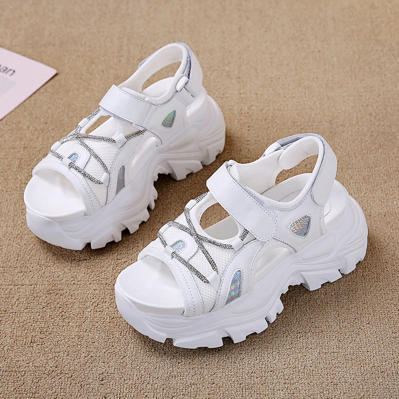 Женские босоножки, Новинка лета 2021, Модные женские сандалии, сандалии со стразами, повседневные сандалии, женская обувь на платформе с блест...
Женские босоножки, Новинка лета 2021, Модные женские сандалии, сандалии со стразами, повседневные сандалии, женская обувь на платформе с блест...