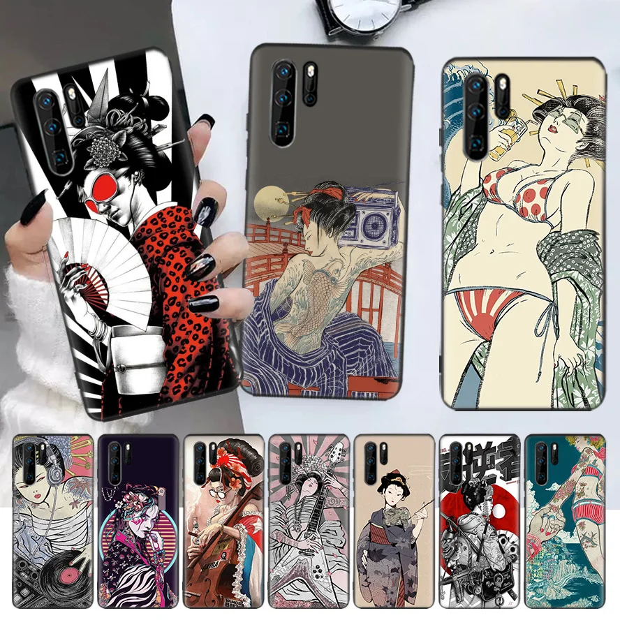 Japanese Fashion Art Kimono Tattoo Black Phone Case For Huawei P30 Lite P20 Pro P40 P10 Mate 20 40 30 10 P Smart Z Plus Pattern
Japanese Fashion Art Kimono Tattoo Black Phone Case For Huawei P30 Lite P20 Pro P40 P10 Mate 20 40 30 10 P Smart Z Plus Pattern