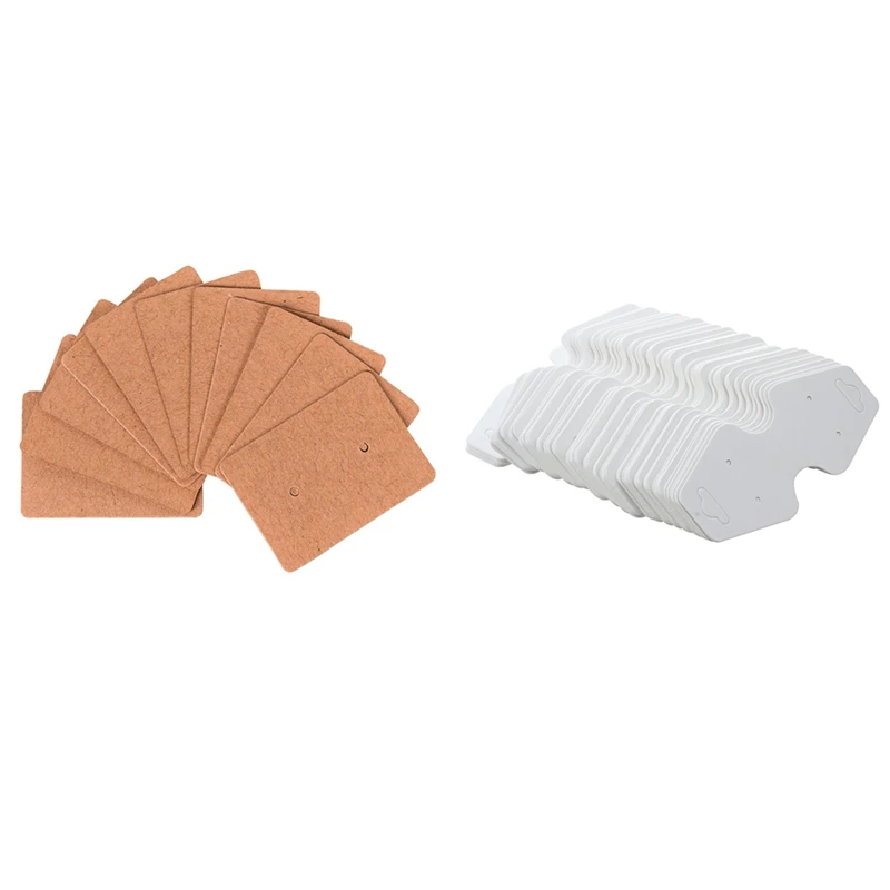 200Pcs White Earring Bracelet Necklace Display Hanger Cards With 100Pcs Blank Earrings Ear Studs Tags Display Card
200Pcs White Earring Bracelet Necklace Display Hanger Cards With 100Pcs Blank Earrings Ear Studs Tags Display Card