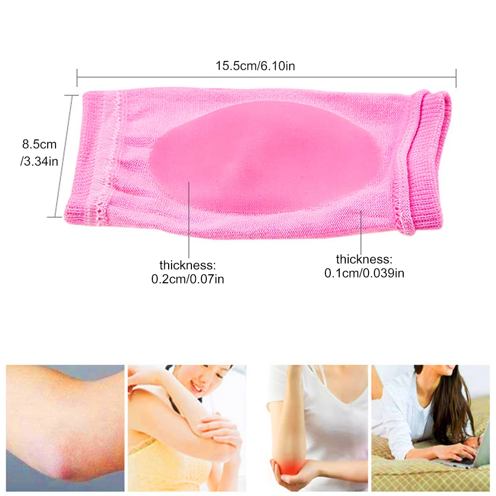 2Pcs/Pair Spa Gel Elbow Pads Moisturizing Breathable Elbow Protection Cover Heal Eczema Cracked Dry Skin, Cuticles for Repair
2Pcs/Pair Spa Gel Elbow Pads Moisturizing Breathable Elbow Protection Cover Heal Eczema Cracked Dry Skin, Cuticles for Repair