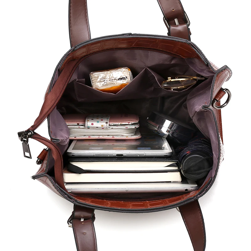 2021 Crocodile Pattern Hot Sale Shoulder Bags Female Bag Designer PU Messenger Bag Large Capacity Simple Handbag
2021 Crocodile Pattern Hot Sale Shoulder Bags Female Bag Designer PU Messenger Bag Large Capacity Simple Handbag