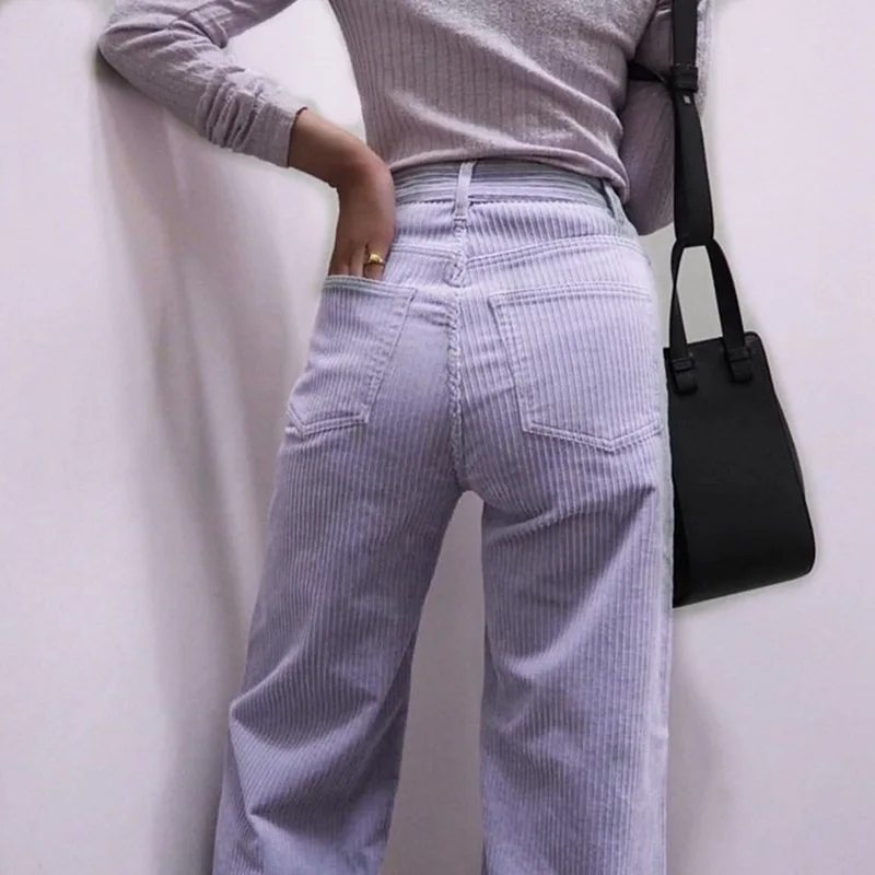 Women Corduroy Long Straight Jeans E-Girl Harajuku Wide Leg Skater Pants Y2K Vintage High Waist Casual Streetwear Pants Trouser
Women Corduroy Long Straight Jeans E-Girl Harajuku Wide Leg Skater Pants Y2K Vintage High Waist Casual Streetwear Pants Trouser