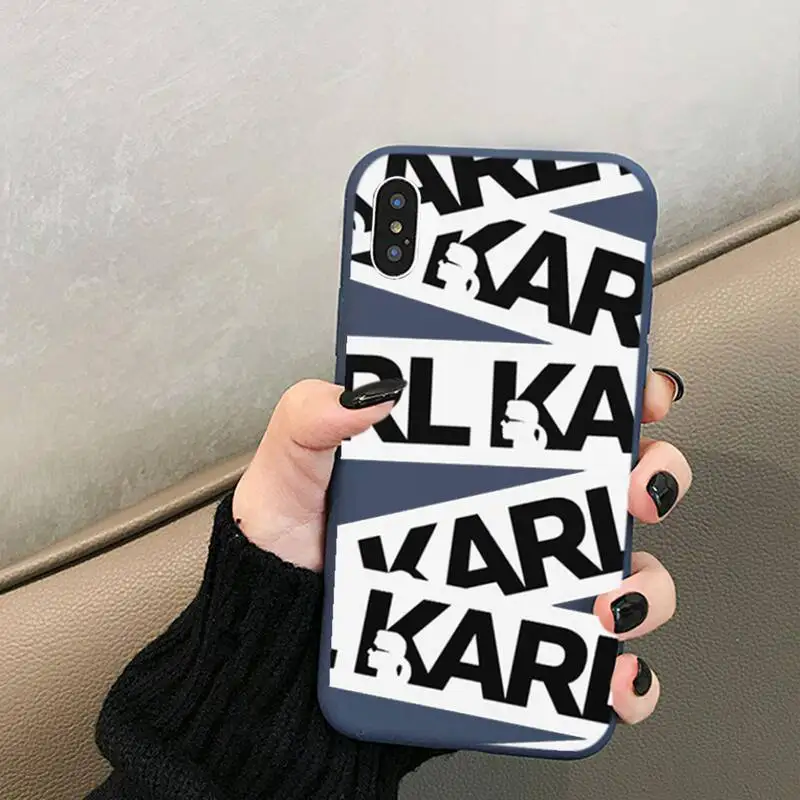 Soft Classic Task Cover KaRlS Phone Cases For Iphone 6 6s 7 8 Plus XR X XS XSmax 11 12 Pro Mini Max Candy Blue Silicone Cover
Soft Classic Task Cover KaRlS Phone Cases For Iphone 6 6s 7 8 Plus XR X XS XSmax 11 12 Pro Mini Max Candy Blue Silicone Cover
