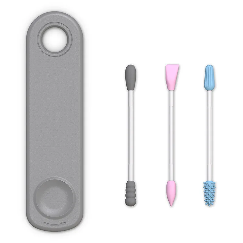 2Pcs/Box Reusable Cotton Swab Ear Cleansing Buds Cosmetic Silicone Swabs Sticks Cleaning Durable Double-headed Makeup Touch-Ups
2Pcs/Box Reusable Cotton Swab Ear Cleansing Buds Cosmetic Silicone Swabs Sticks Cleaning Durable Double-headed Makeup Touch-Ups