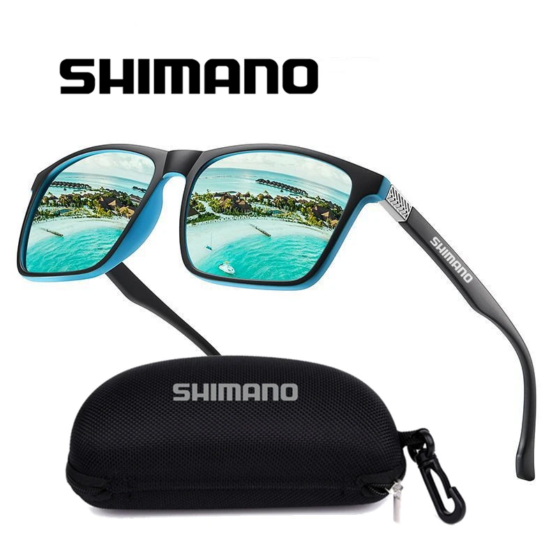 Мужские солнцезащитные очки для рыбалки Shimano, классические поляризационные очки с защитой от ультрафиолета для активного отдыха, альпинизм... 
Мужские солнцезащитные очки для рыбалки Shimano, классические поляризационные очки с защитой от ультрафиолета для активного отдыха, альпинизм...