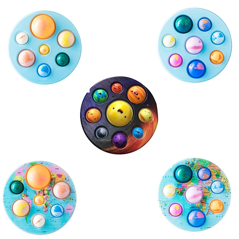 Wholesale Planets Finger Squeeze Bubble Sensory Toys Adult Stress Relief Antistress Board Fingertip Fidget Kids Educational Toy
Wholesale Planets Finger Squeeze Bubble Sensory Toys Adult Stress Relief Antistress Board Fingertip Fidget Kids Educational Toy