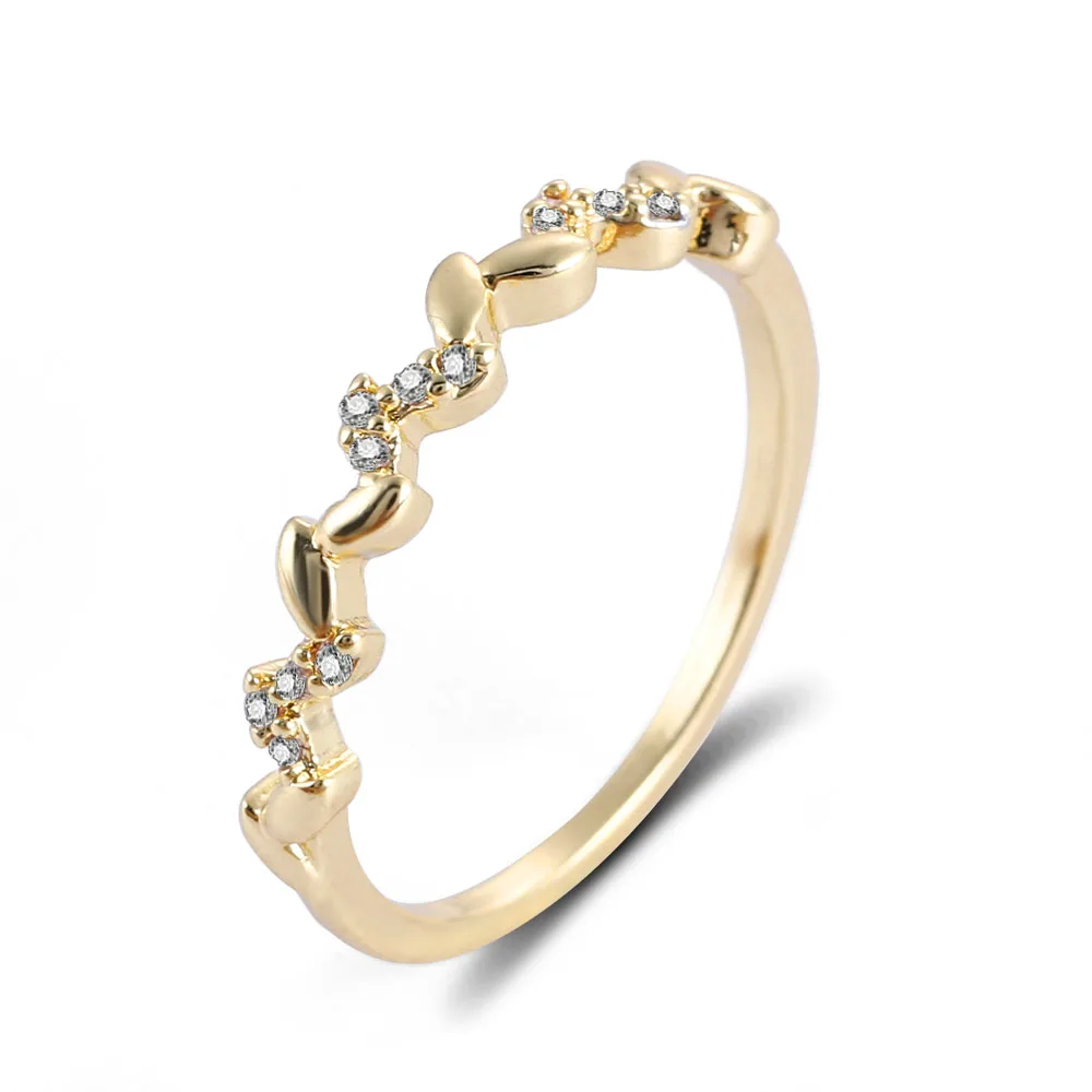 Ladies Wheat Ear Leaf Ring Gold Color Finger Ring Korean Fashion New Trendy Jewelry Accessories Wedding Anniversary Gifts 
Ladies Wheat Ear Leaf Ring Gold Color Finger Ring Korean Fashion New Trendy Jewelry Accessories Wedding Anniversary Gifts