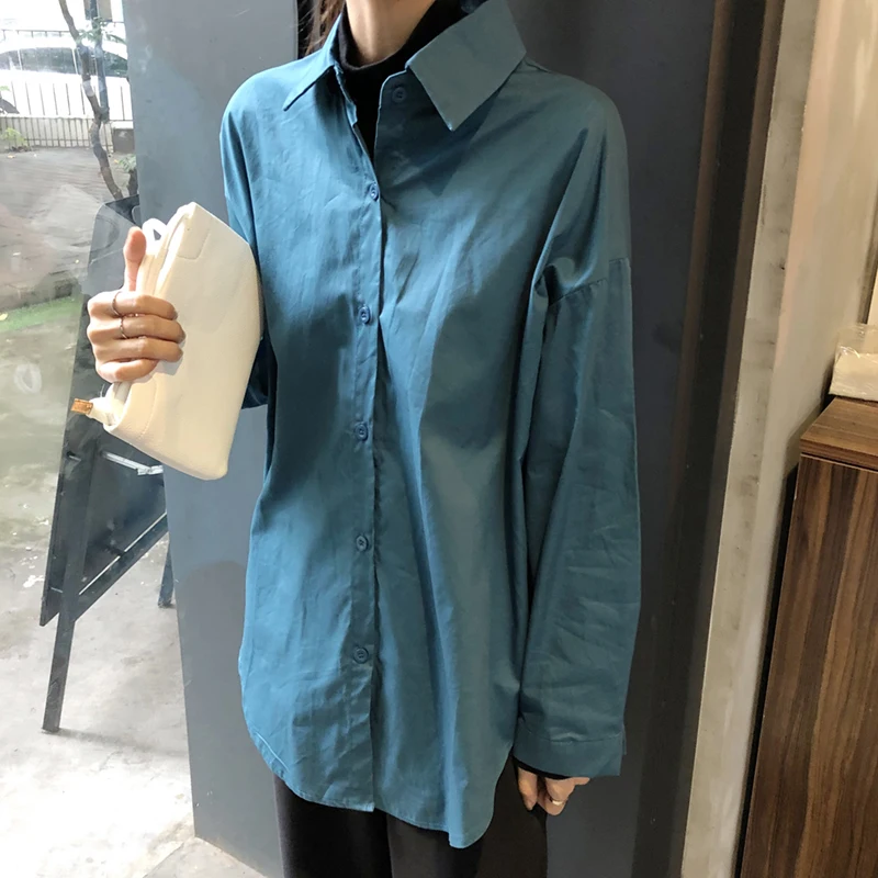 HziriP Hot Lapel Stylish Women Chic Basic Blouses 2021 Blue Office Lady Female New Elegance Gentle All Match Streetwear Shirts
HziriP Hot Lapel Stylish Women Chic Basic Blouses 2021 Blue Office Lady Female New Elegance Gentle All Match Streetwear Shirts