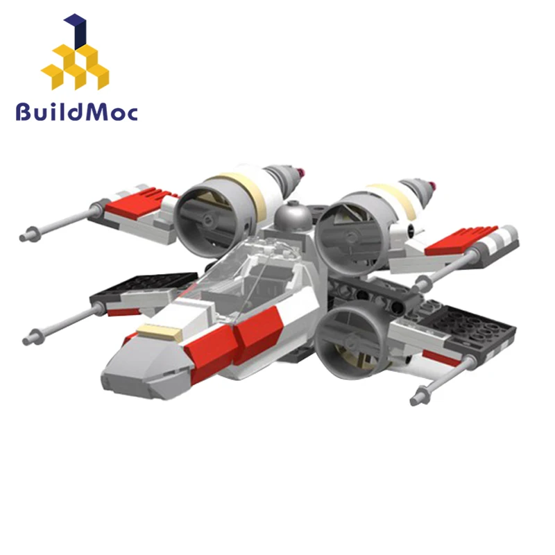 Миниатюрные строительные блоки для сборки игрушек Buildmoc Space Wars, самолет Чиби X-Wing T65, звездные истребители, модель космического корабля
Миниатюрные строительные блоки для сборки игрушек Buildmoc Space Wars, самолет Чиби X-Wing T65, звездные истребители, модель космического корабля
