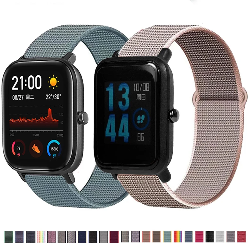 20MM Nylon Loop Wristband For Xiaomi Huami Amazfit Bip/Bip S U Lite Pro Smart Watch Band Women Straps For Amazfit GTS/GTS 2 Mini
20MM Nylon Loop Wristband For Xiaomi Huami Amazfit Bip/Bip S U Lite Pro Smart Watch Band Women Straps For Amazfit GTS/GTS 2 Mini