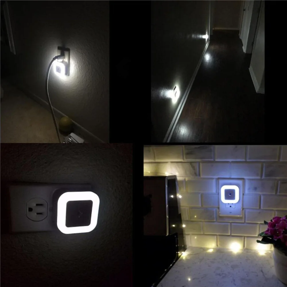 Light Sensor Control LED Night Light 110V 220V EU Plug Mini Square Night Lamp Baby Room Lamp Bedroom Decor Corridor Lighting
Light Sensor Control LED Night Light 110V 220V EU Plug Mini Square Night Lamp Baby Room Lamp Bedroom Decor Corridor Lighting