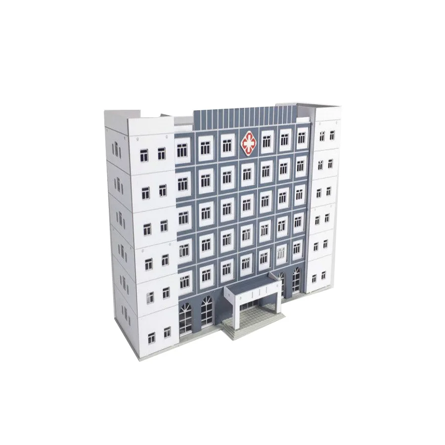 Модель архитектурной сцены аниме 1/150 160 здание обычной больницы для хобби|Наборы