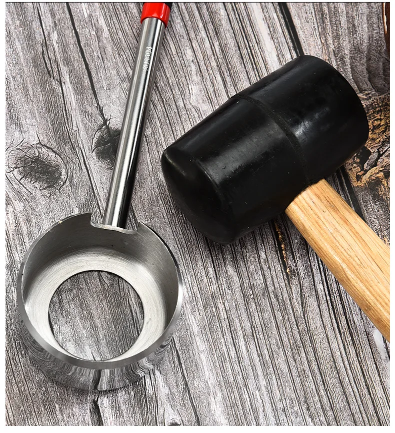 Coconut Opener Tool Set Food Grade 304 Stainless Steel Opener Coconut Meat Tool Wooden Handle Rubber Hammer Easy To Use Durable
Coconut Opener Tool Set Food Grade 304 Stainless Steel Opener Coconut Meat Tool Wooden Handle Rubber Hammer Easy To Use Durable