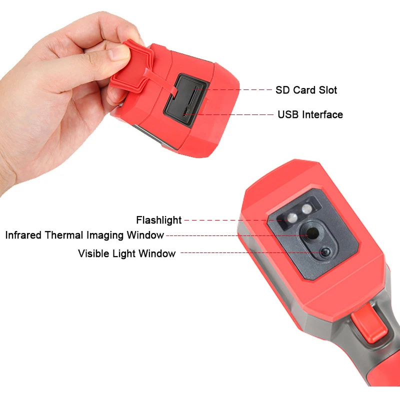 Body Infrared Thermal Imager Thermometer Temperature Screening High Resolution Human Pyrometer Thermal Camera Live Display
Body Infrared Thermal Imager Thermometer Temperature Screening High Resolution Human Pyrometer Thermal Camera Live Display