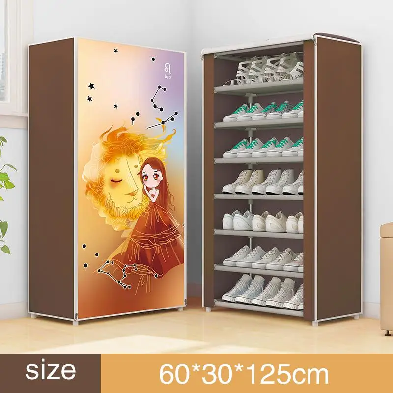 Shoe Cabinet Shoe Shelf Assemble Non-Woven Fabric Slipper Shoes Hanger Household Supplies 8 Layer Practical Creative Shoe Rack
Shoe Cabinet Shoe Shelf Assemble Non-Woven Fabric Slipper Shoes Hanger Household Supplies 8 Layer Practical Creative Shoe Rack