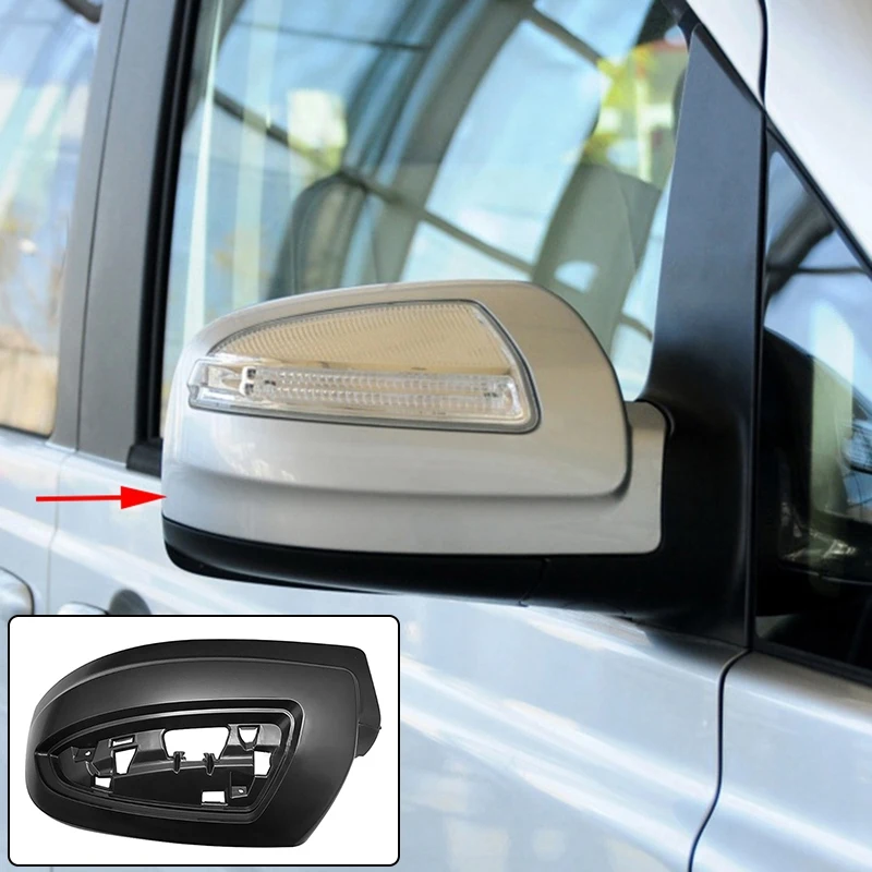 

Для Benz Vito Viano W639 2011-2015, сменные зеркальные крышки автомобиля, зеркальная крышка, крышка корпуса