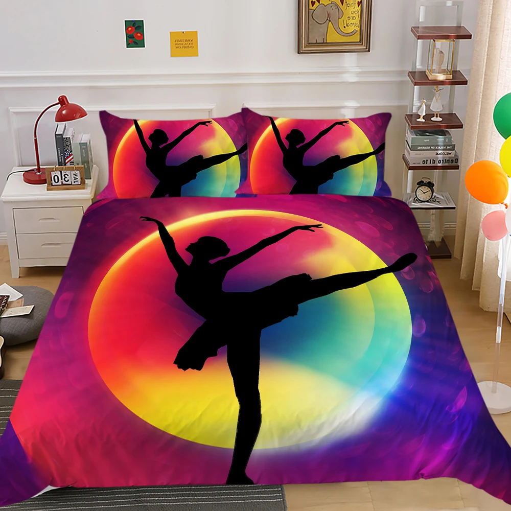 Luxury 3D Print Ballet Bedding Sets Queen Size Girl's Duvet Cover Set Twin Full King Bed Comforter Quilt Cover Cartoon Bed Line
Luxury 3D Print Ballet Bedding Sets Queen Size Girl's Duvet Cover Set Twin Full King Bed Comforter Quilt Cover Cartoon Bed Line