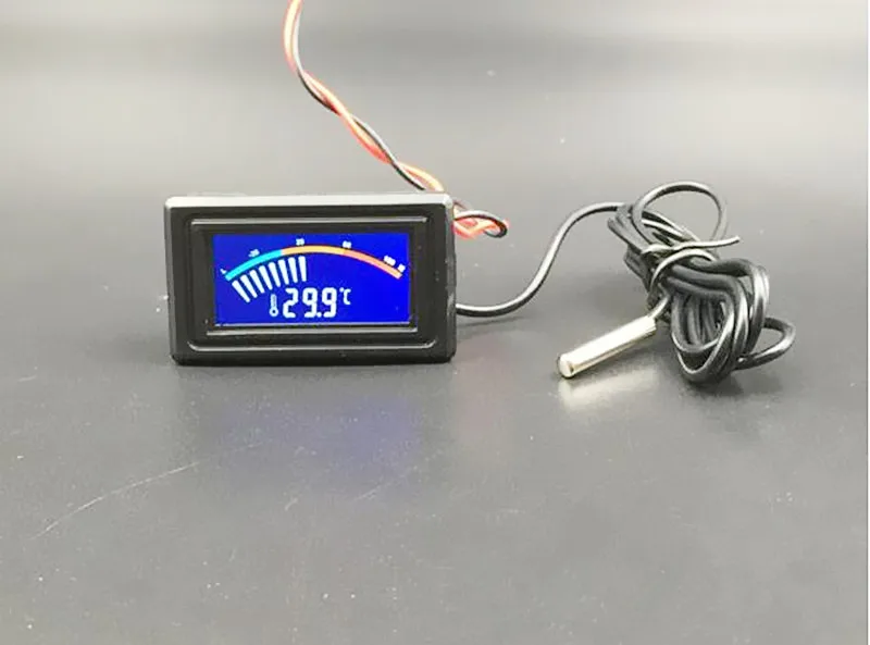 DC 5V-24V Digital Pointer Thermometer C/F Degree Display Conversion Temperature Meter Gauge Monitor For Car Computer -50~110C
DC 5V-24V Digital Pointer Thermometer C/F Degree Display Conversion Temperature Meter Gauge Monitor For Car Computer -50~110C