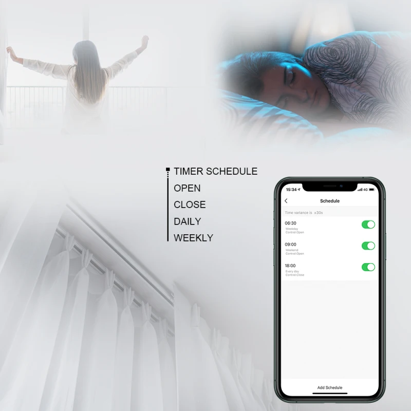 Tuya Bluetooth Wireless Automatic Curtain Opener APP Remote Control Powered Rechargeable Smart Curtains Robot With Llumination
Tuya Bluetooth Wireless Automatic Curtain Opener APP Remote Control Powered Rechargeable Smart Curtains Robot With Llumination
