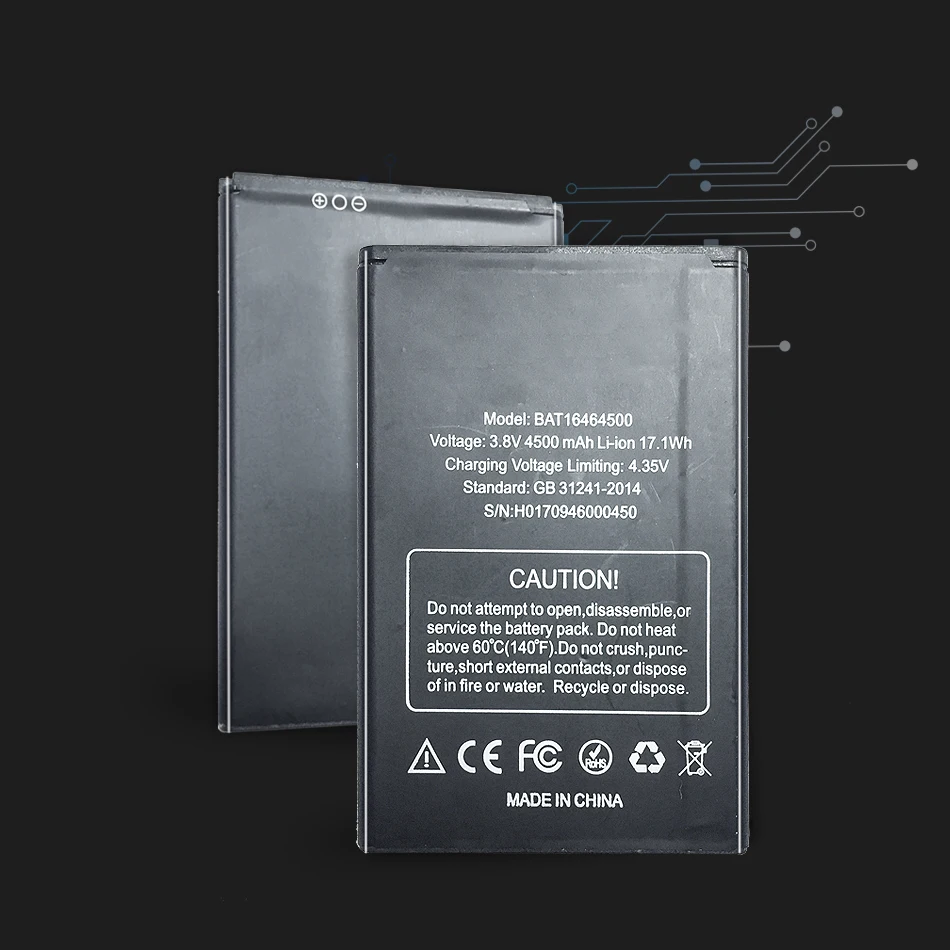 For DOOGEE T5 T5 lite 4500mAh Replacement Battery For DOOGEE T5 T5 lite Battery BAT16464500
For DOOGEE T5 T5 lite 4500mAh Replacement Battery For DOOGEE T5 T5 lite Battery BAT16464500