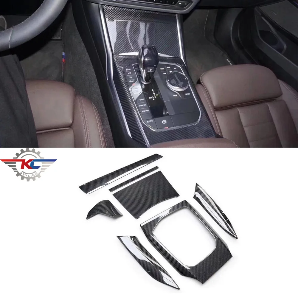 8PCS/Set Dry Carbon Fiber Car Interior Gear Shift Handle Sleeve Center Console Cover for 3 Series G20 2019-IN LHD
8PCS/Set Dry Carbon Fiber Car Interior Gear Shift Handle Sleeve Center Console Cover for 3 Series G20 2019-IN LHD