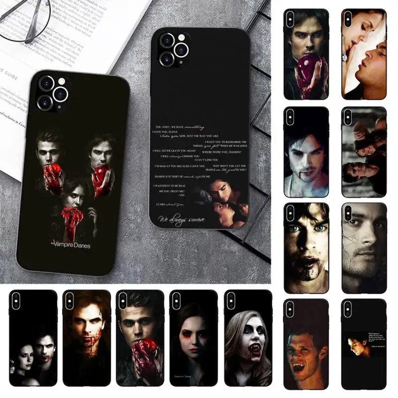 Vampire Diaries Stefan Damon Salvatore Phone Case for iPhone 13 11 12 pro XS MAX 8 7 6 6S Plus X 5S SE 2020 XR cover
Vampire Diaries Stefan Damon Salvatore Phone Case for iPhone 13 11 12 pro XS MAX 8 7 6 6S Plus X 5S SE 2020 XR cover