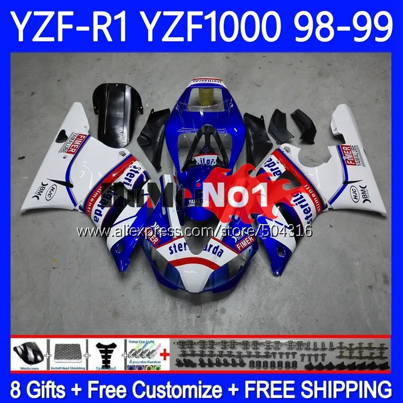 Корпус для YAMAHA YZF R 1 1000 CC 1000CC 98-99 156MC.15 YZF R1 YZF1000 YZFR1 98 99 YZF-1000 1998 1999 обтекатель Фабричный синий
Корпус для YAMAHA YZF R 1 1000 CC 1000CC 98-99 156MC.15 YZF R1 YZF1000 YZFR1 98 99 YZF-1000 1998 1999 обтекатель Фабричный синий