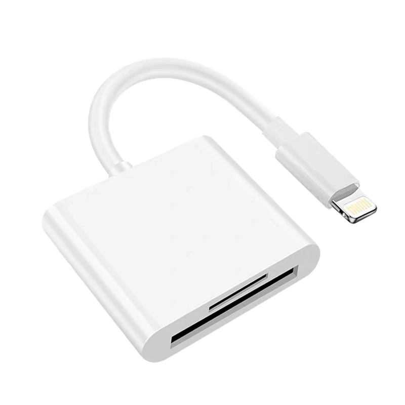 

2021 New Mosible TF SD Card Reader for iPhone iPad ios Lightning interface OTG Readers Micro SD Memory Cards No APP Need