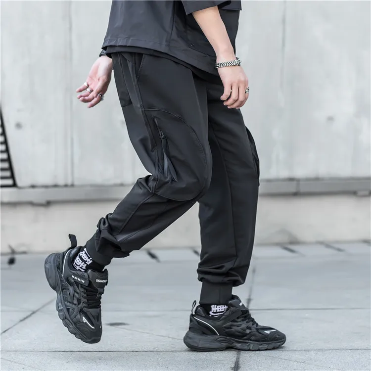 Men's Side Pockets Cargo Harem Pants 2021 Ribbons Black Hip Hop Casual Male Joggers Trousers Fashion Casual Streetwear Pants
Men's Side Pockets Cargo Harem Pants 2021 Ribbons Black Hip Hop Casual Male Joggers Trousers Fashion Casual Streetwear Pants
