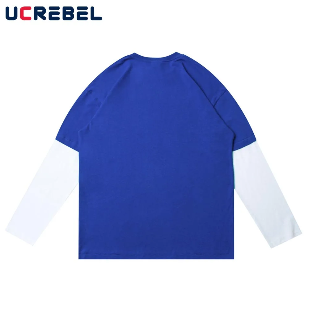 Butterfly Print Long Sleeve T-shirt Mens Autumn Contrast Paneled Fake Two Pieces T-shirt Streetwear Loose Crew Neck Tee Men
Butterfly Print Long Sleeve T-shirt Mens Autumn Contrast Paneled Fake Two Pieces T-shirt Streetwear Loose Crew Neck Tee Men