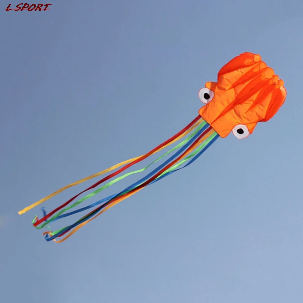 

Пляжный воздушный змей осьминог, Однолинейный, для силовых занятий спортом, летающий воздушный змей, игрушка для активного отдыха, 4 м