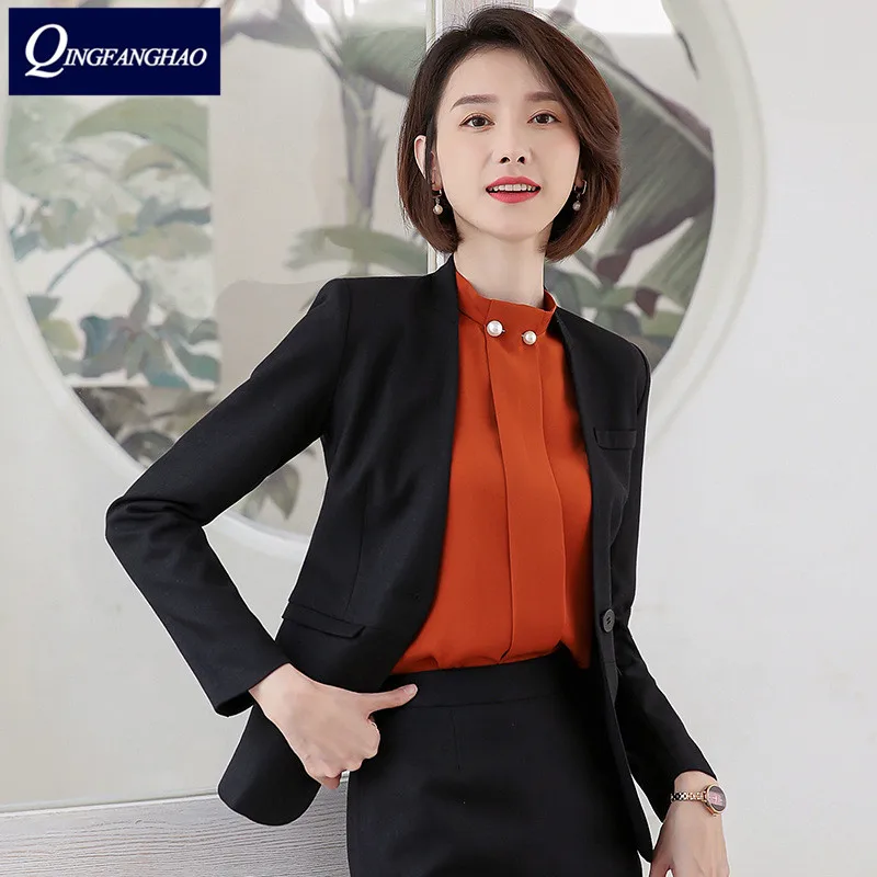 women's suit office wear Blazer and Pants or Skirt set high quality business Ladies Suit Fashion Slim Jacket coat 6986
women's suit office wear Blazer and Pants or Skirt set high quality business Ladies Suit Fashion Slim Jacket coat 6986