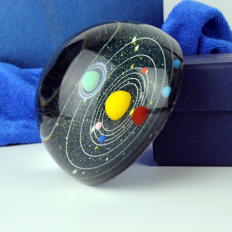 Galaxy 8 Planets Solar System Planet Crystal Half Ball Paperweight Decor Astronomical Educational Gift
Galaxy 8 Planets Solar System Planet Crystal Half Ball Paperweight Decor Astronomical Educational Gift