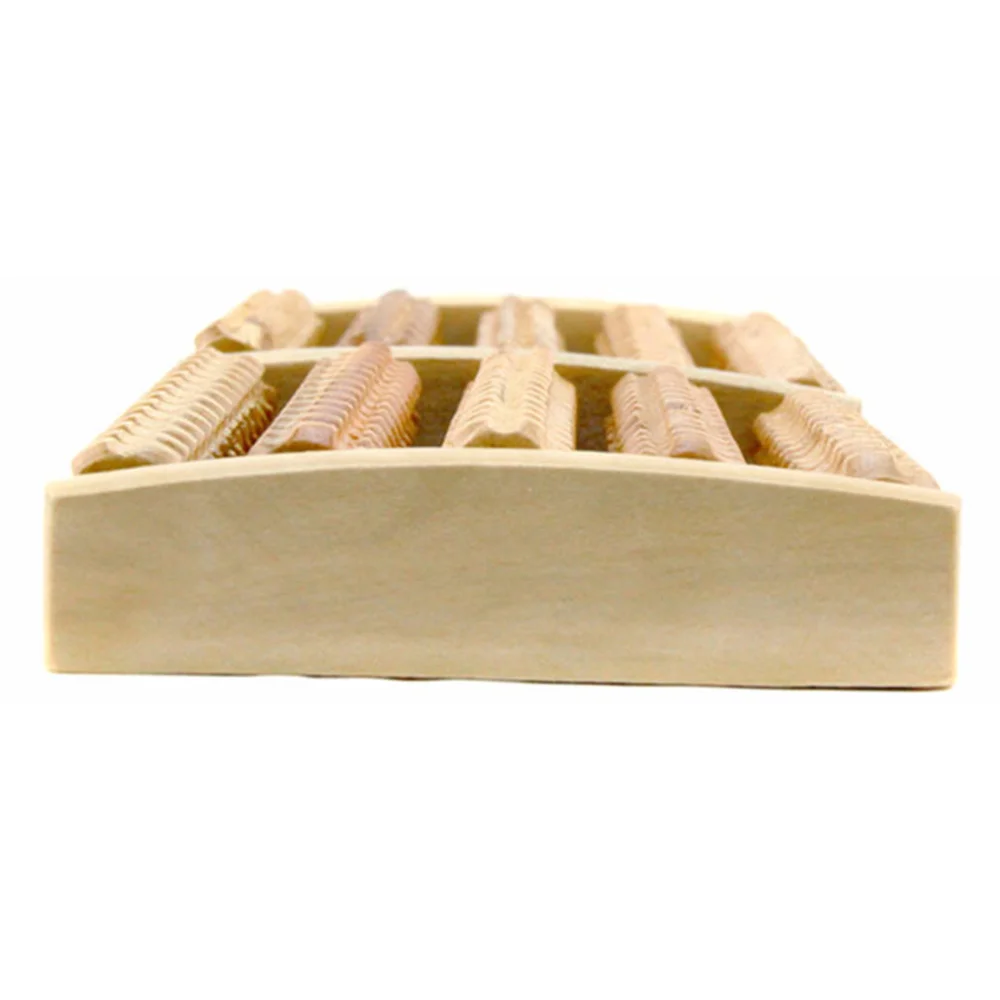 Wooden 5 Rows Foot Massage Roller Comfortable Wood Massage Wheels for Office Worker Driver Old People (Rectangular)
Wooden 5 Rows Foot Massage Roller Comfortable Wood Massage Wheels for Office Worker Driver Old People (Rectangular)