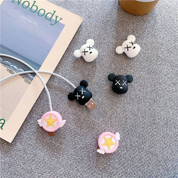 Cartoon Cable Protector Cute Organizer Holder Data Line Cord Protective Cable Winder Cover for IPhone Charging Cord
Cartoon Cable Protector Cute Organizer Holder Data Line Cord Protective Cable Winder Cover for IPhone Charging Cord