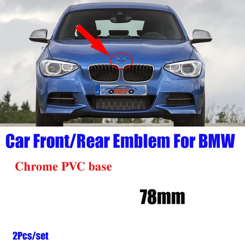 2pcs Chrome Pvc Base 78mm Front/rear Emblem Badge Car Hood Logo Covers for E46 E30 E39 E34 E60 E36 E38 M3 M5 M6 Logo
2pcs Chrome Pvc Base 78mm Front/rear Emblem Badge Car Hood Logo Covers for E46 E30 E39 E34 E60 E36 E38 M3 M5 M6 Logo