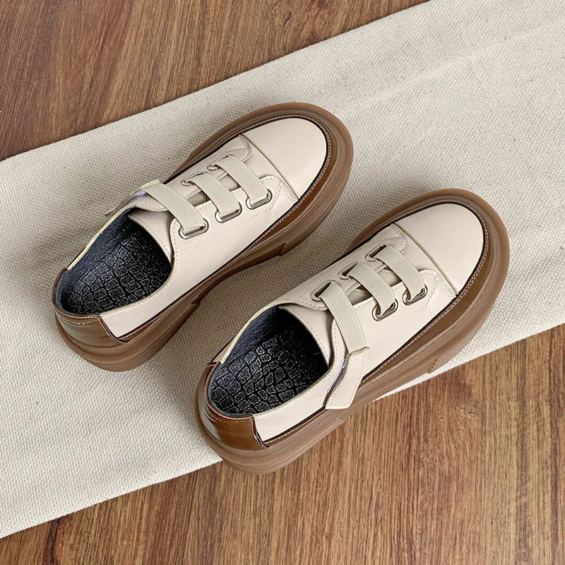 Mr Co Women's Shoes Sports And Leisure Shoes Autumn 2021 New British Style Leather Small Leather Shoes Thick Sole Shoes
Mr Co Women's Shoes Sports And Leisure Shoes Autumn 2021 New British Style Leather Small Leather Shoes Thick Sole Shoes