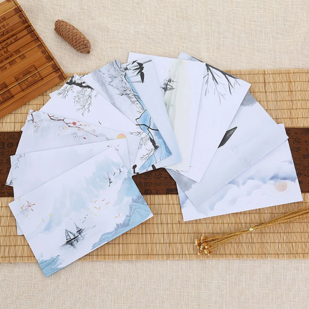 10 Sets Envelope and Stationery Letter Papers Writing Stationery Envelopes Kit
10 Sets Envelope and Stationery Letter Papers Writing Stationery Envelopes Kit