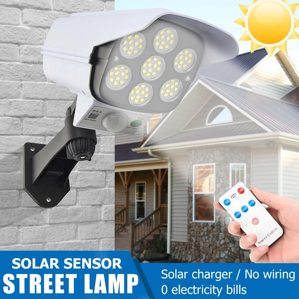 Solar Led Light Outdoor Waterproof Motion Sensor Street Spotlight Security Simulation Fake Dummy Camera Solar Wall Lamp Garden
Solar Led Light Outdoor Waterproof Motion Sensor Street Spotlight Security Simulation Fake Dummy Camera Solar Wall Lamp Garden