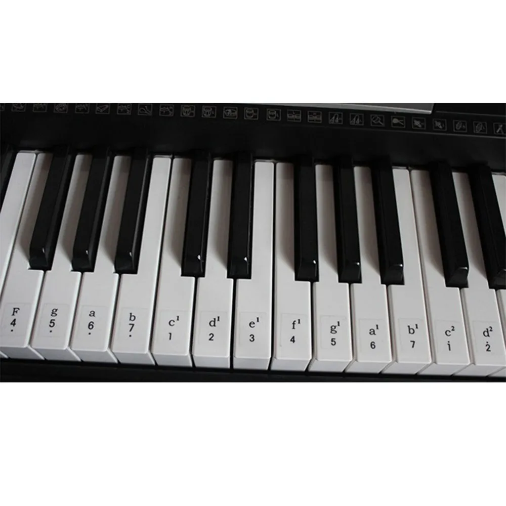 1 Pcs Piano Stickers for Keys Piano Keyboard Stickers for 61, 54, 49 Keys Color Black Transparent Piano Numbered Musical Notatio 
1 Pcs Piano Stickers for Keys Piano Keyboard Stickers for 61, 54, 49 Keys Color Black Transparent Piano Numbered Musical Notatio