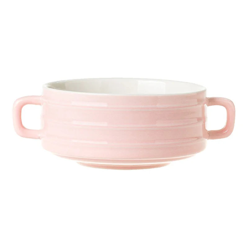 New Nordic creative ceramic binaural stew pot for children's breakfast egg custard bowl
New Nordic creative ceramic binaural stew pot for children's breakfast egg custard bowl