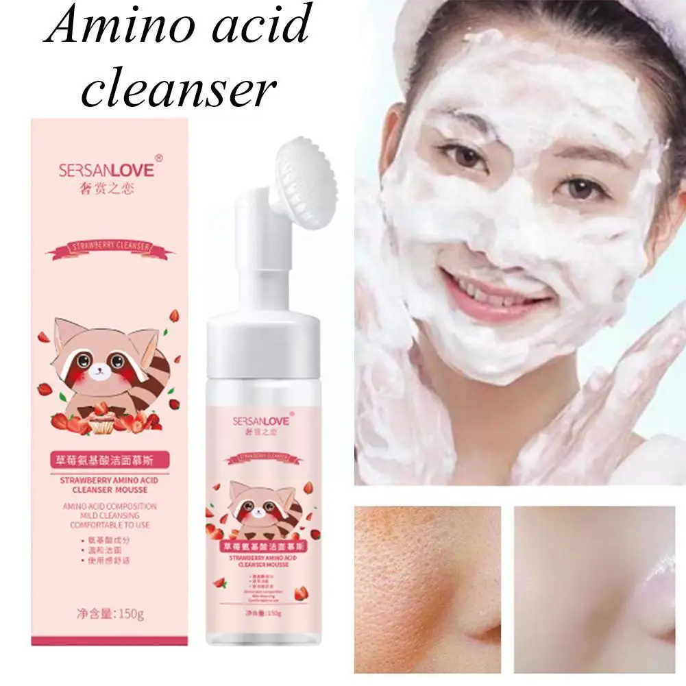 Amino Acid Cleansing Foam Mousse Deep Cleansing Face Acne Cleanser Blackhead Remove Brush Exfoliator Care Moisturizing H7d4
Amino Acid Cleansing Foam Mousse Deep Cleansing Face Acne Cleanser Blackhead Remove Brush Exfoliator Care Moisturizing H7d4