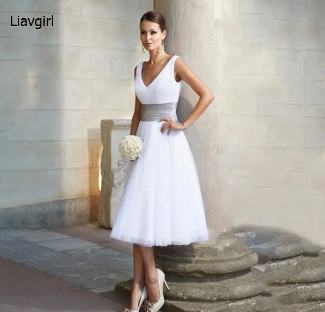 Элегантное сексуальное Белое летнее платье с V-образным вырезом женское