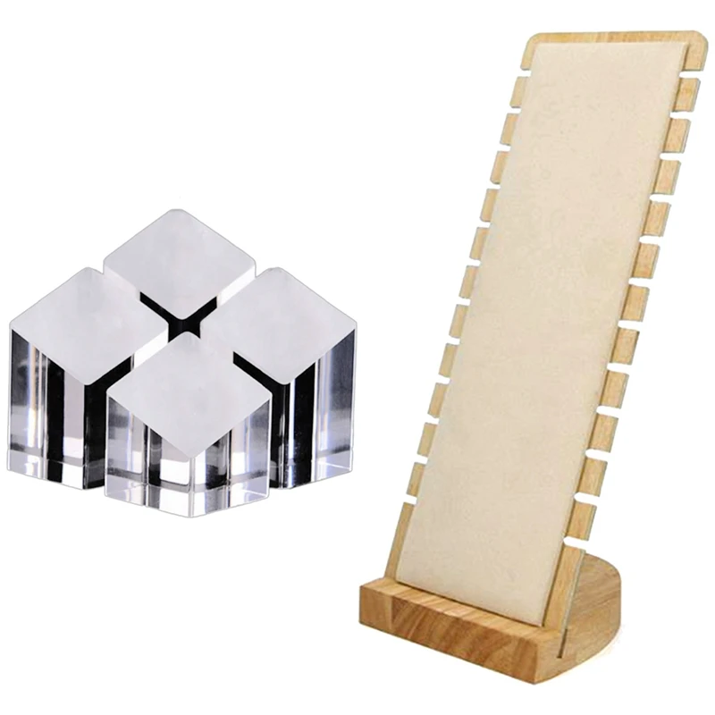 Держатель для ювелирных изделий, 5 шт., реквизит для фотосъемки, стойка для демонстрации украшений, 1 шт., бежевый и 4 шт. прозрачные
Держатель для ювелирных изделий, 5 шт., реквизит для фотосъемки, стойка для демонстрации украшений, 1 шт., бежевый и 4 шт. прозрачные