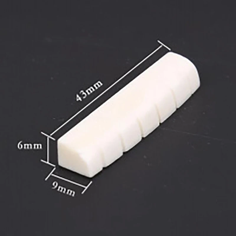 6 String Guitar Bridge Saddles Bone Bridge Saddle and Nut Made of Real Bone with 4Pcs Sandpapers
6 String Guitar Bridge Saddles Bone Bridge Saddle and Nut Made of Real Bone with 4Pcs Sandpapers