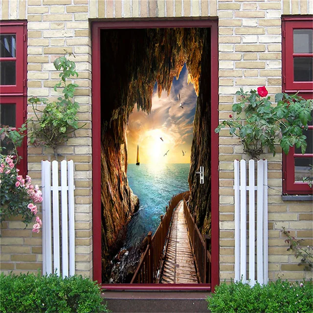 Bedroom Door Stickers Magnificent Hall Home Decoration Door Decals Two-Piece Self-Adhesive Waterproof Living Room Door Decor
Bedroom Door Stickers Magnificent Hall Home Decoration Door Decals Two-Piece Self-Adhesive Waterproof Living Room Door Decor