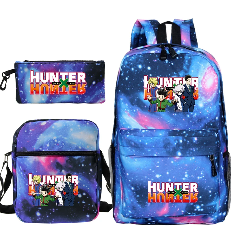 Mochila 3 шт./компл. рюкзак с принтом HUNTER X для подростков, детские школьные ранцы с мультипликационным аниме, Мужские Женские Мальчики и девочки,...
Mochila 3 шт./компл. рюкзак с принтом HUNTER X для подростков, детские школьные ранцы с мультипликационным аниме, Мужские Женские Мальчики и девочки,...