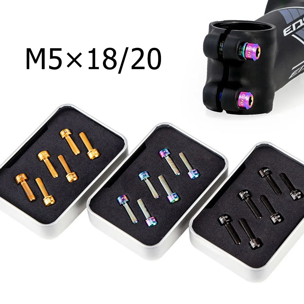 6 шт. M5x18/20 мм TC4 титановый сплав титановые Ti-болты аллекс шестигранный велосипедный стержень коническая головка винт + шайба велосипедные ак...
6 шт. M5x18/20 мм TC4 титановый сплав титановые Ti-болты аллекс шестигранный велосипедный стержень коническая головка винт + шайба велосипедные ак...