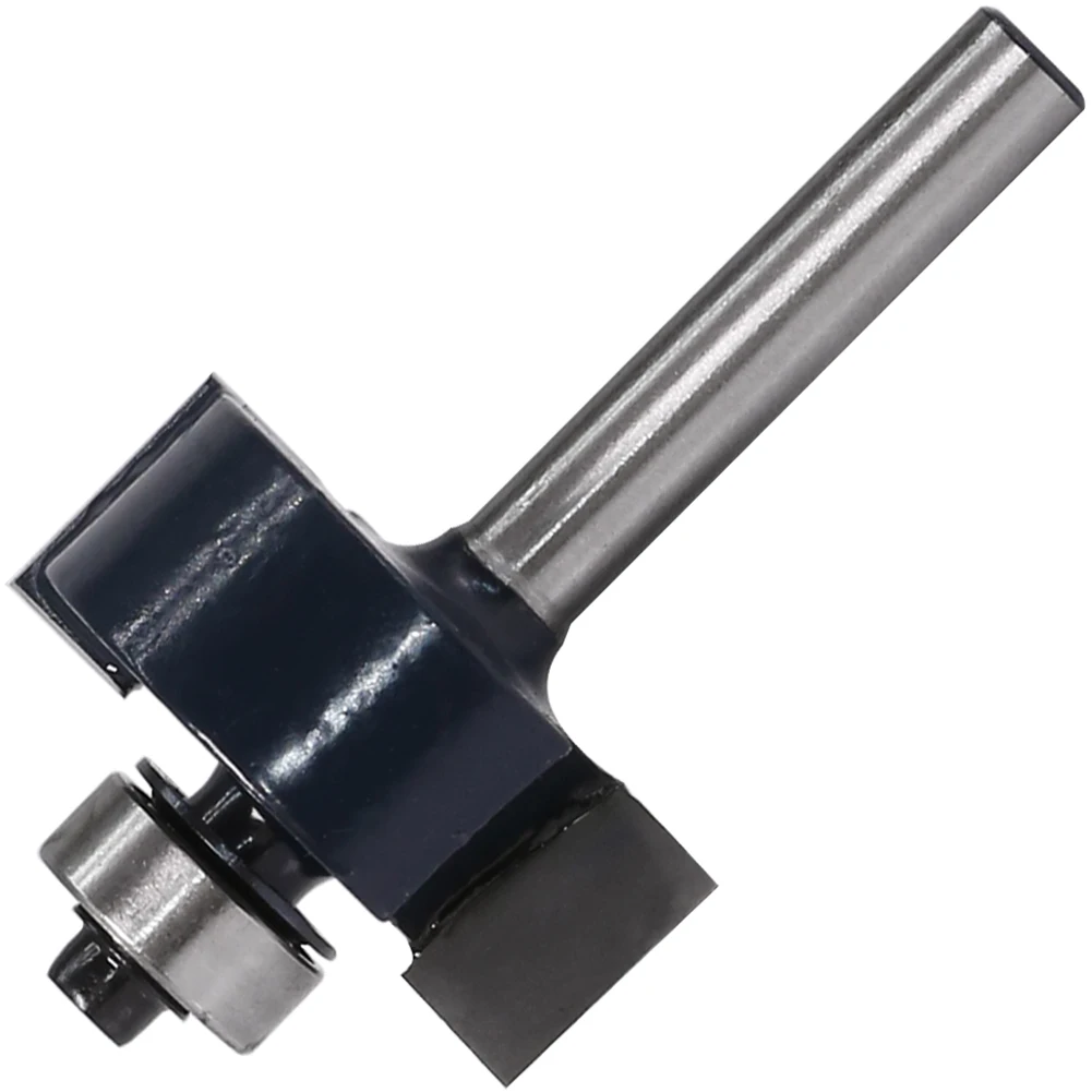 1pc 1/4" Shank 6mm shank T type bearings wood milling cutter Industrial Grade Rabbeting Bit woodworking tool router bits for woo |